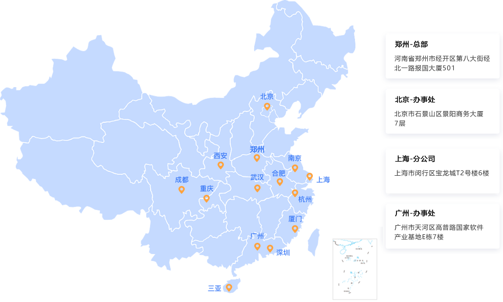 我们的销售、服务、运营网络