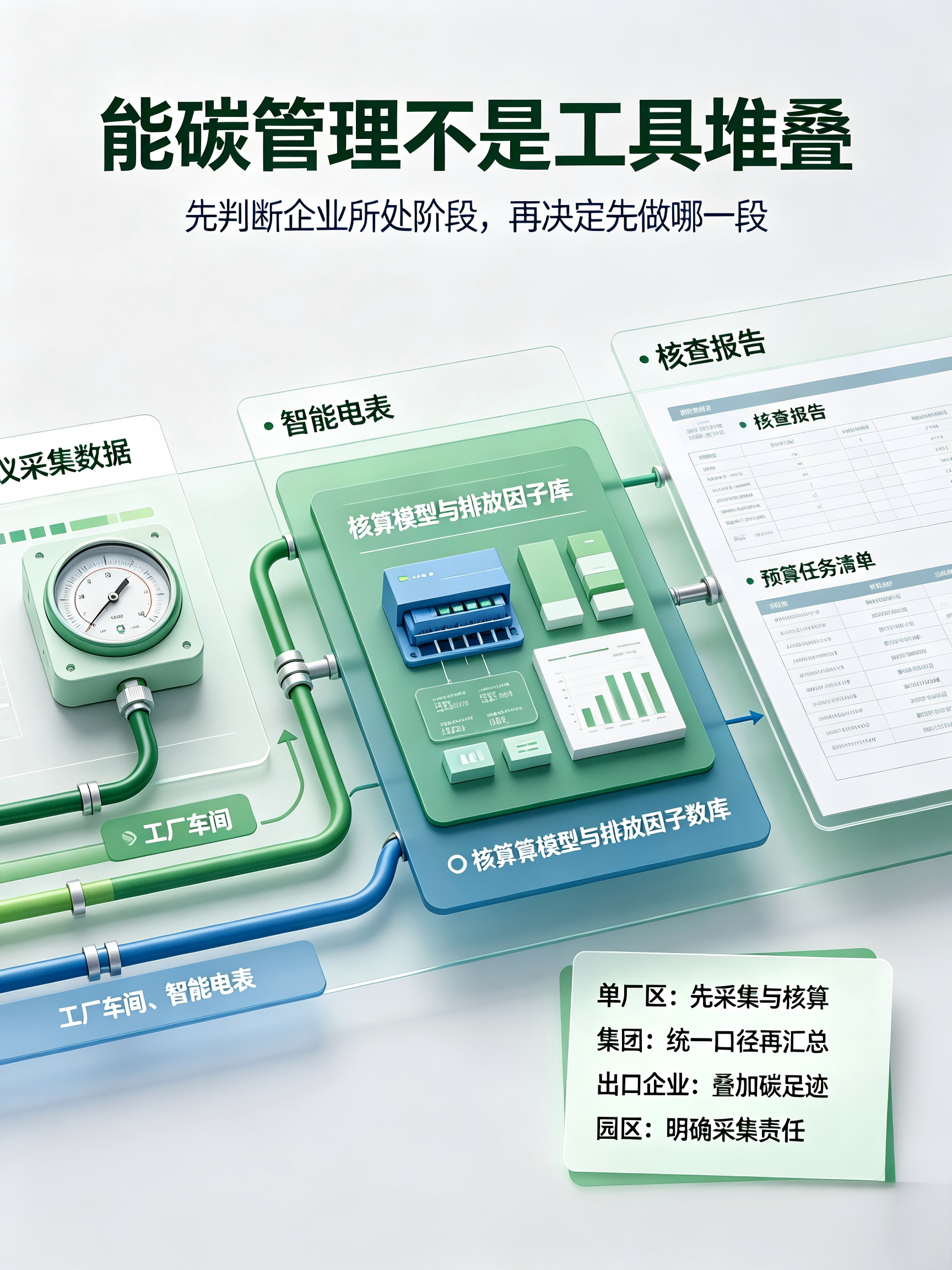 双碳合规工具盘点：碳核算、碳足迹与能耗监测三类工具的能力边界