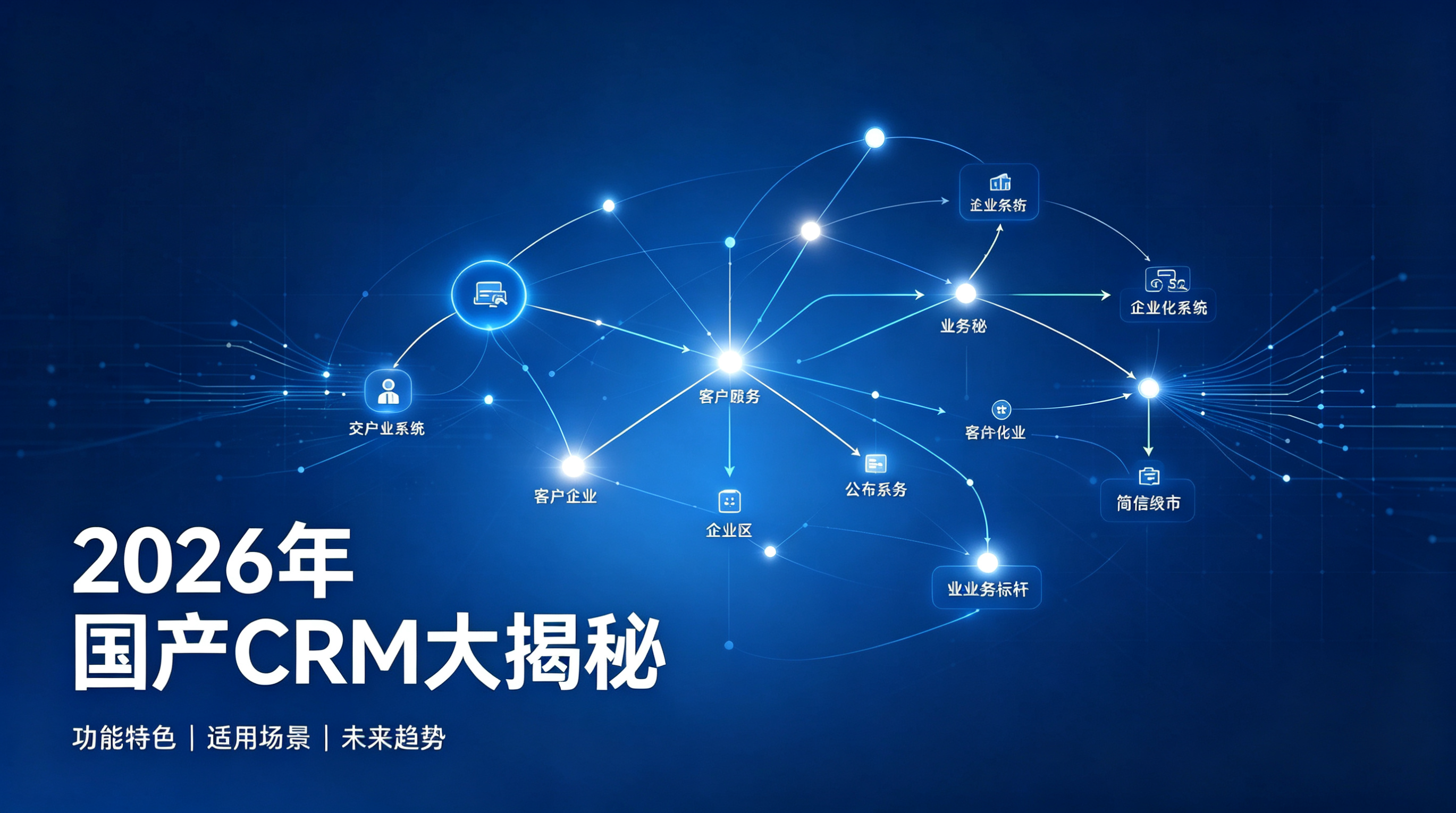 2026 年 CRM 大揭秘：功能特色、适用场景与未来发展趋势